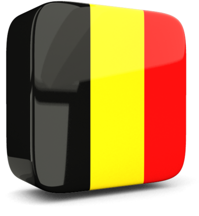 3D photo of the Belgian flag