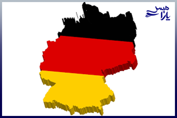 عکس از نقشه کشور آلمان با پرچم، دریافت ویزای تضمینی کشور آلمان