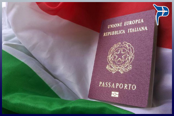 عکس پرچم و پاسپورت کشور ایتالیا، دریافت اقامت دائم کشور ایتالیا